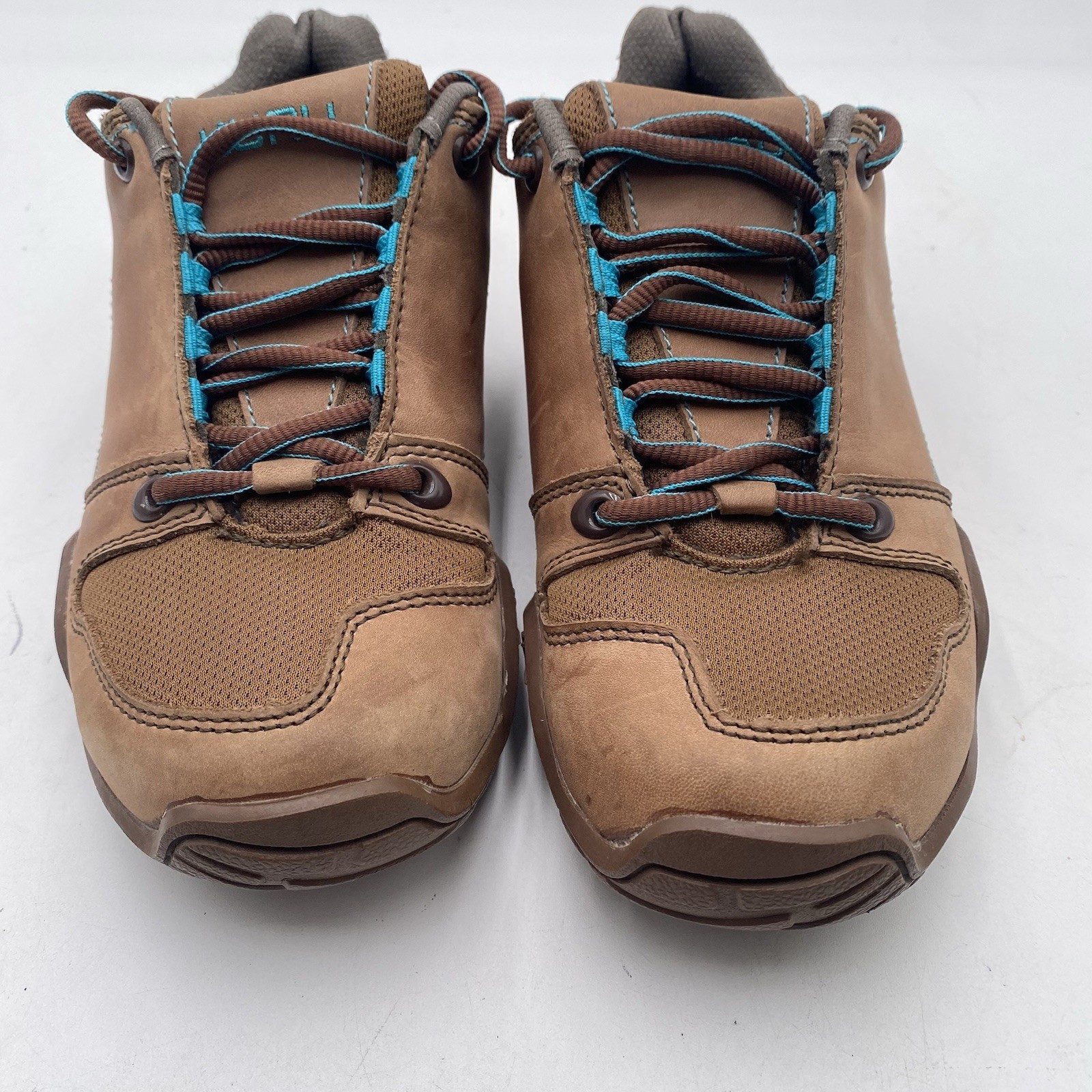 KURU Chicane Womens Hiking Walking Leather Shoes Size 6 Brown Leather Trail