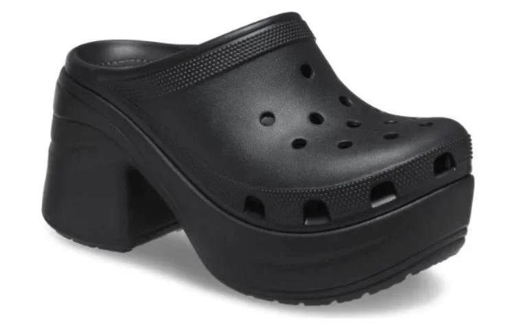 Crocs Siren Clog Mule Croslite Platform UNISEX 208547-001 BLK (Size M10/W12) NWT