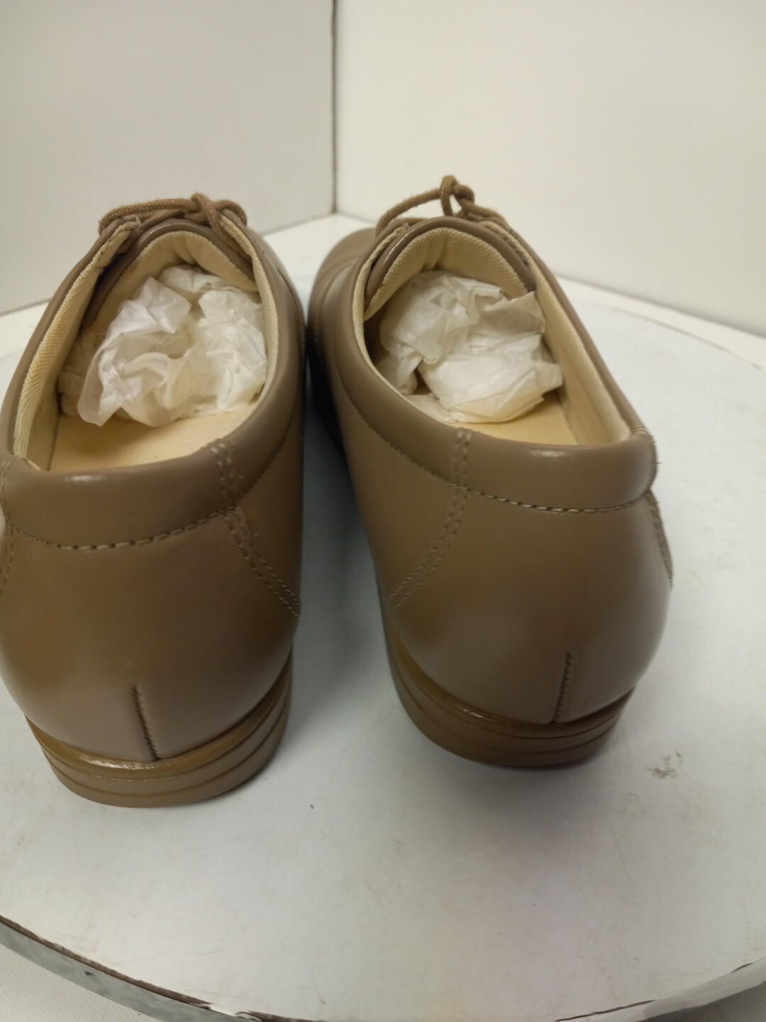 SAS Tripad Comfort Shoes Mocha Brown Leather Whisper Lace Womens Sz 8.5 S Slim
