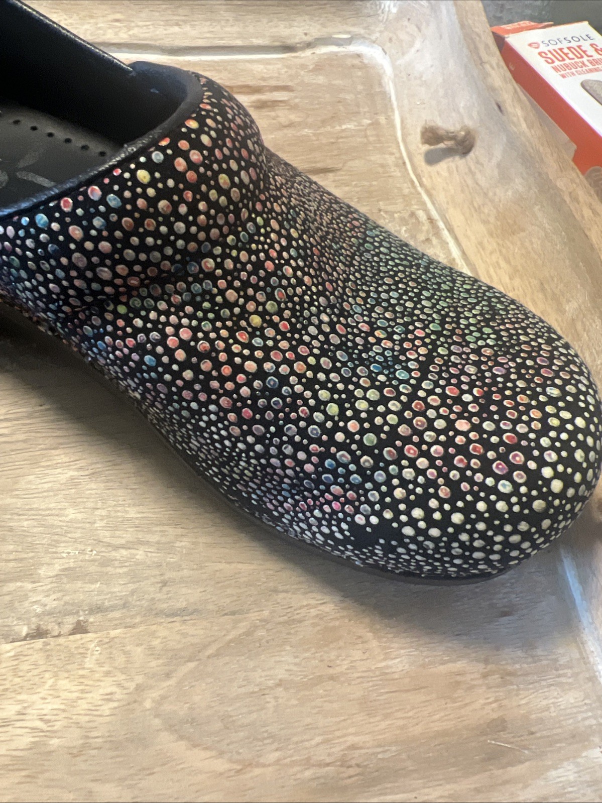 Sanita The Original Danish Clog Confetti Design Size EU 38 Workwear Casual