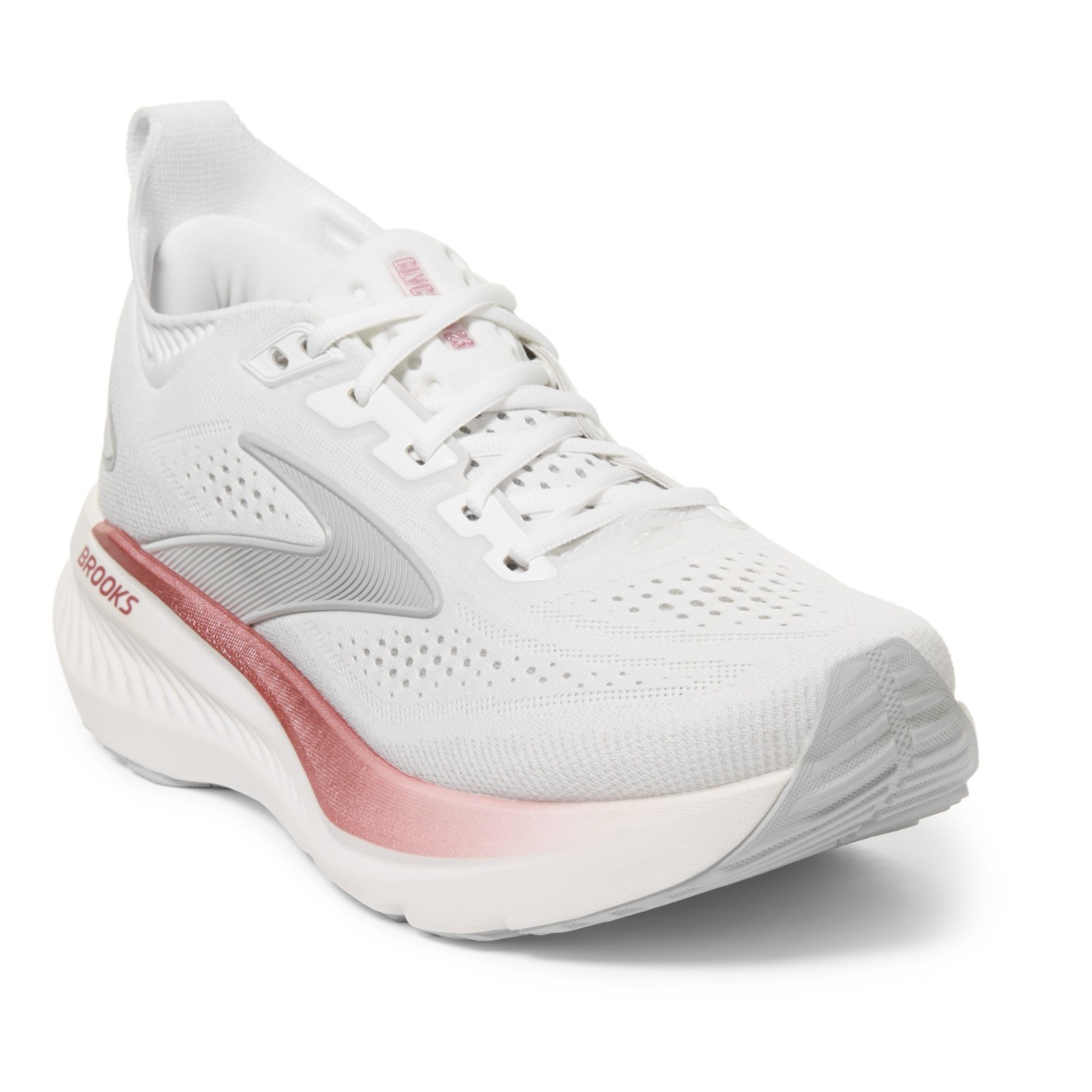 Brooks Glycerin 23 Road-Running Shoes – Women’s, Color: White/Harbor Mist/Metall