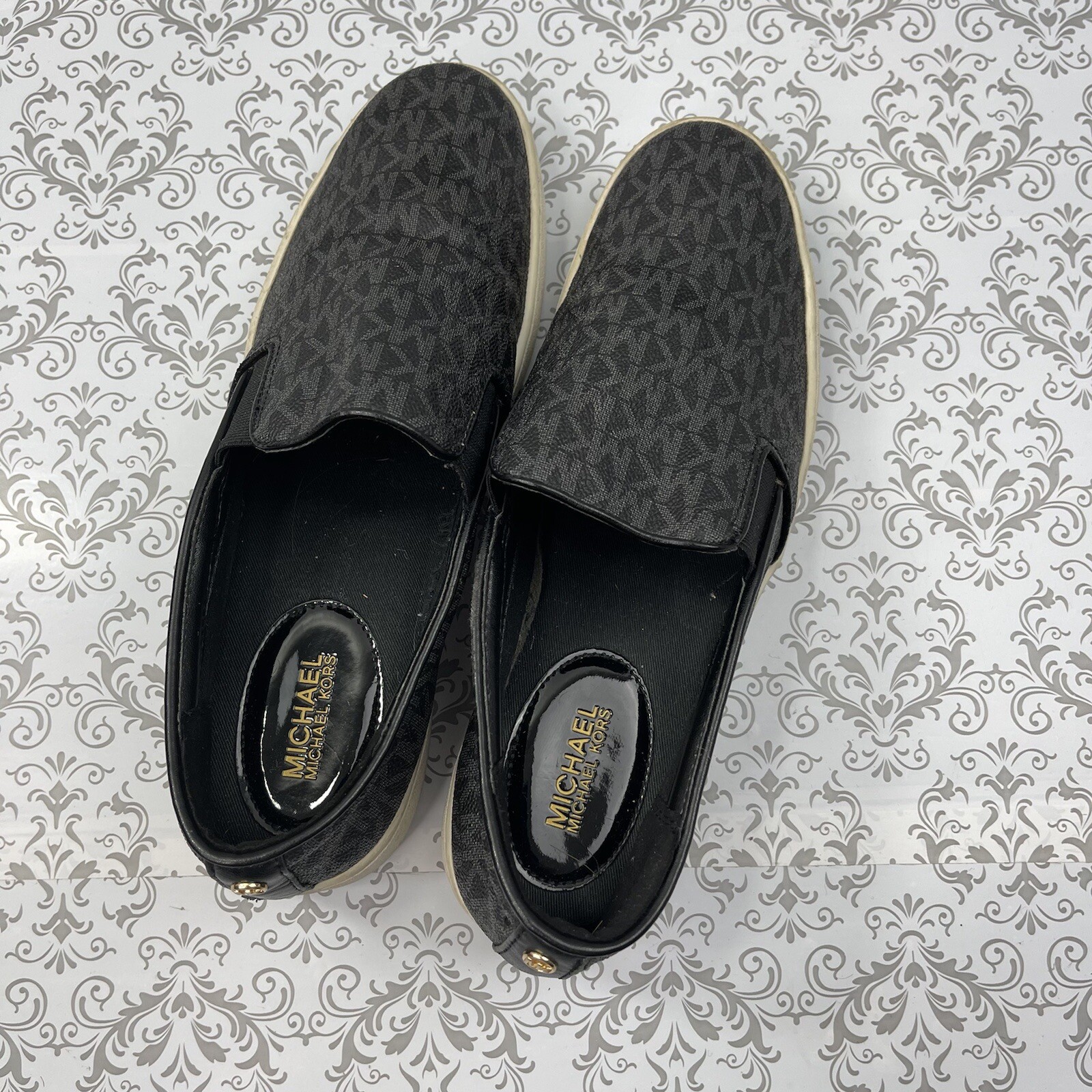 Michael Kors Exclusive Design Slip On Comfortable Shoes Man-Made Women’s 9.5M