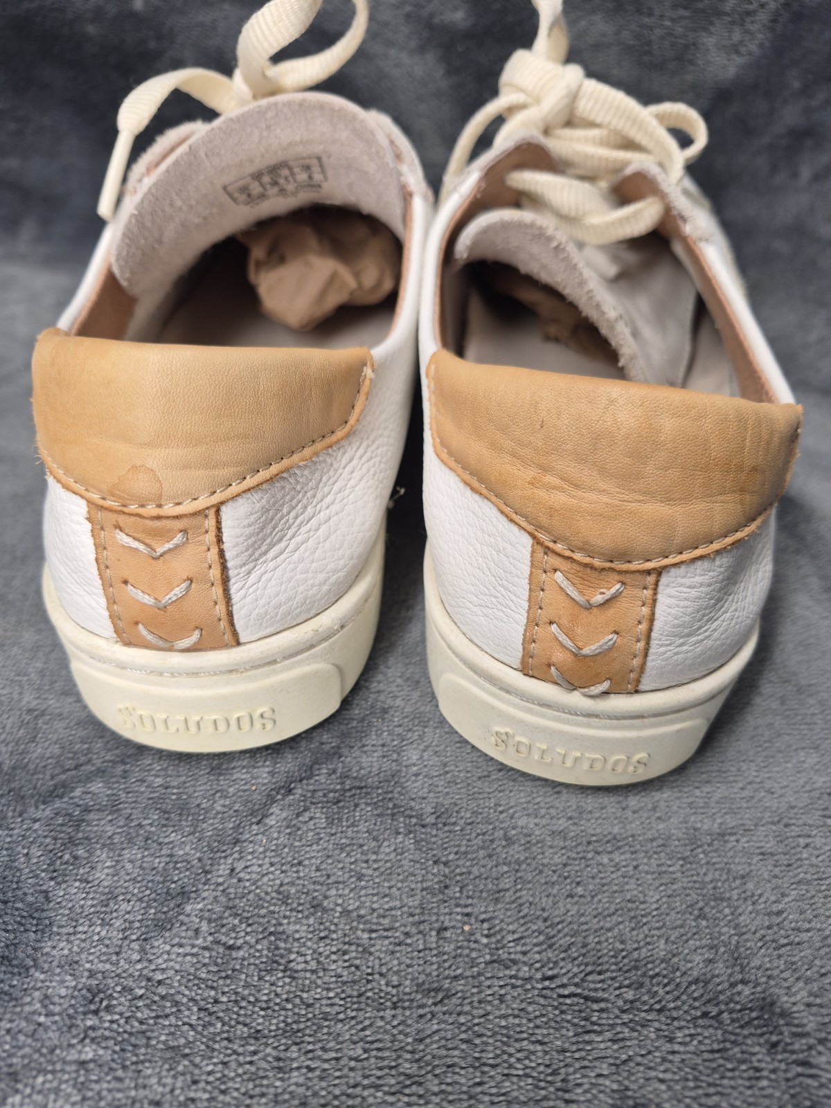 Soludos the original Ibiza classic leather sneaker womens shoes size 8