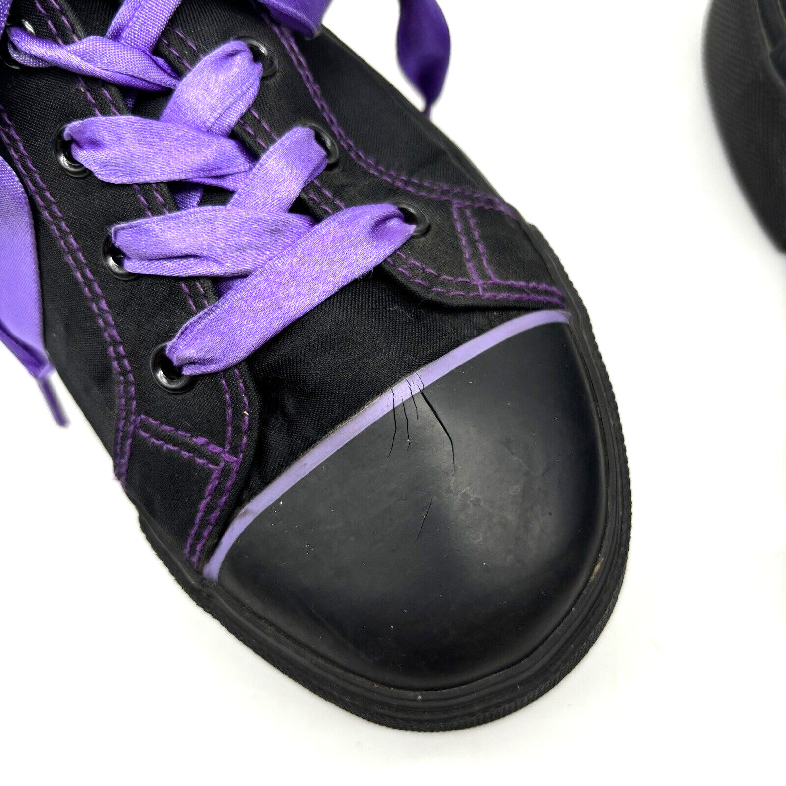 2003 Nightmare Before Christmas 10th Anniversary Black Purple Platform Sneaker 8