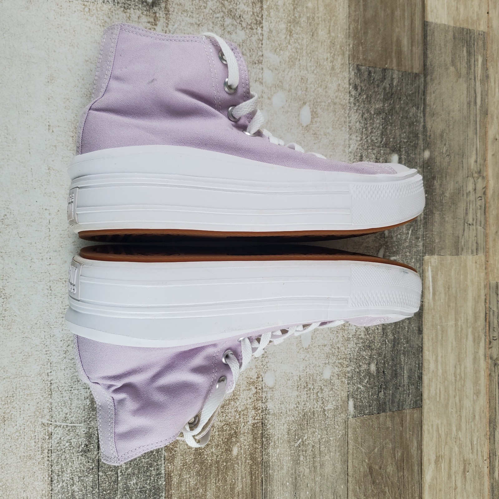 Converse Chuck Taylor All Star Move Womens Shoes Sz 9.5 Purple High-Top Sneakers