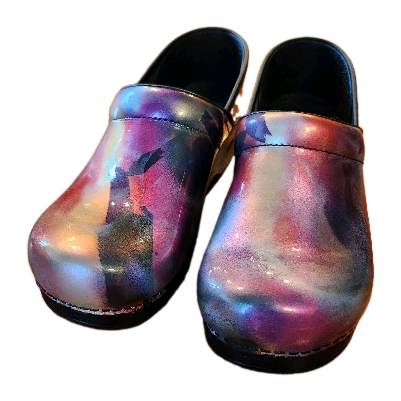 Dansko Professional Women Clog Size 40 Nursing Work Multi-Color