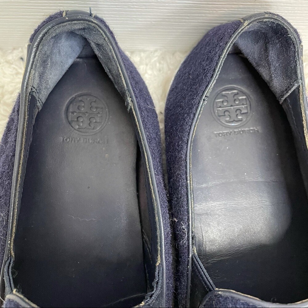 Tory Burch Rudi Ombré Wool Tweed Slip On Sneakers