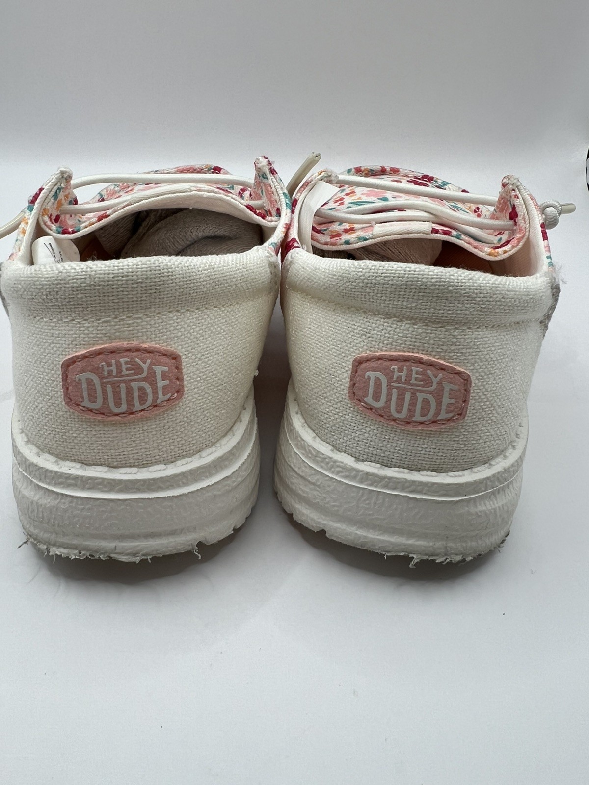 Hey Dude Little Kids Size 10 Cushioned Comfort Shoes Flowers Slip On