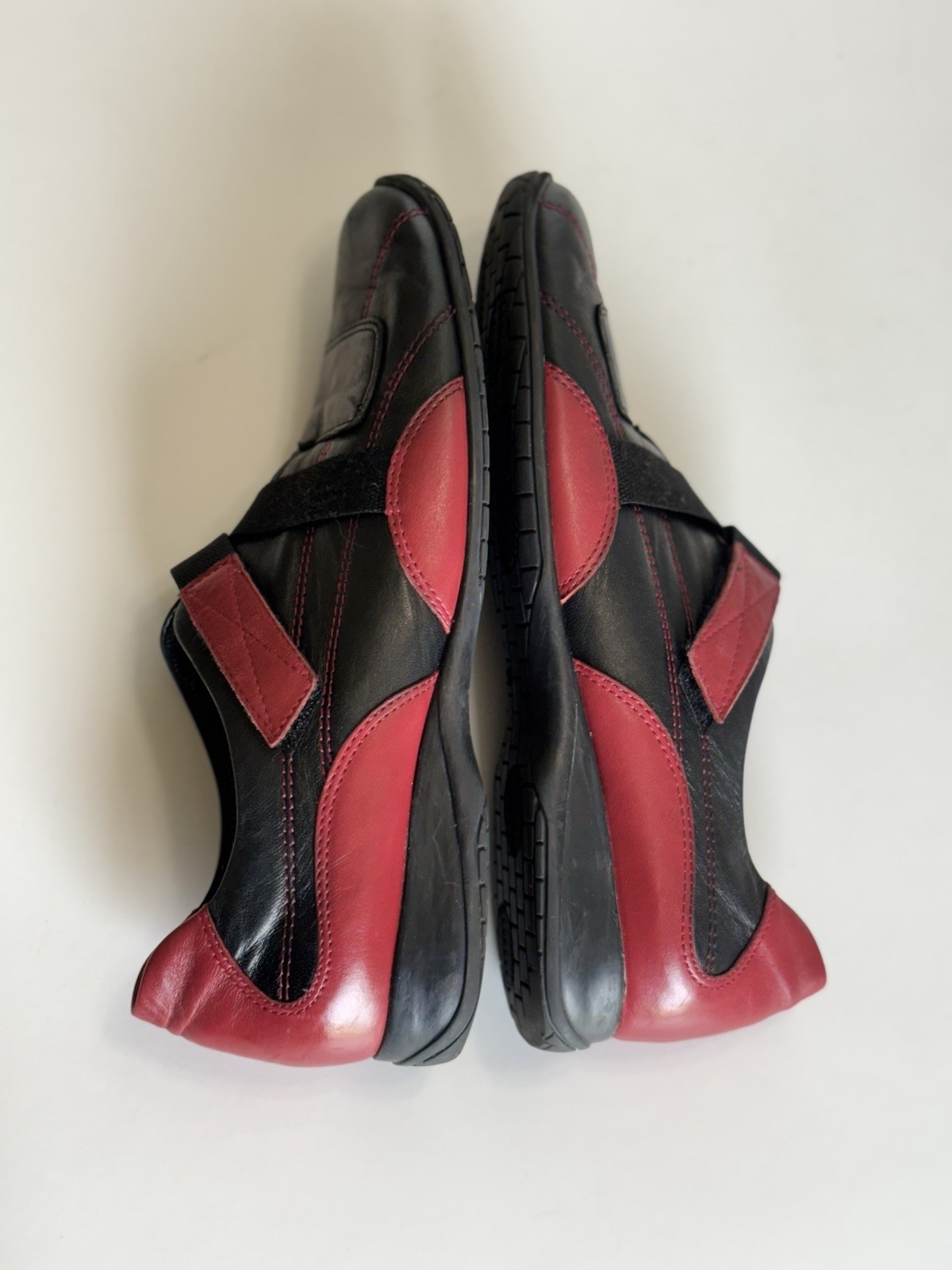 Rene by ARA Womens Black Red Leather Comfort Shoes Size US 8/UK 5.5 Germany Made