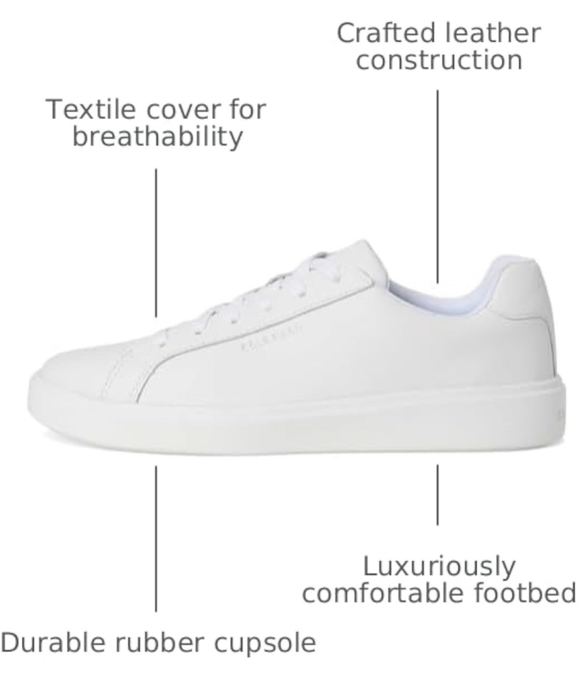 COLE HAAN Grand Crosscourt Daily Court Sneakers Womens White Sz. 10 NEW IN BOX