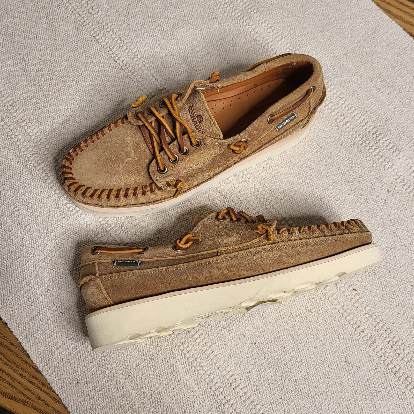 Sebago Campsides Makwa Suede suola ViBram outdoor casual uomo mocassino native