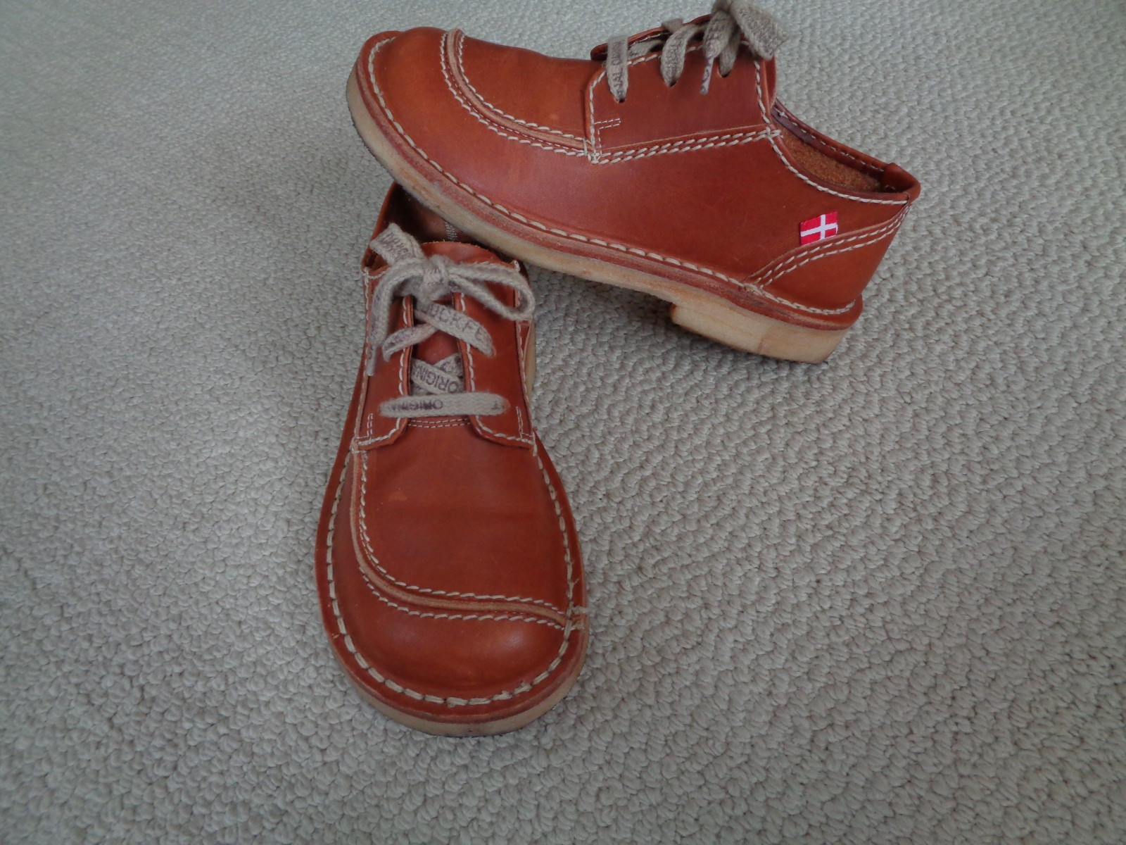 Duckfeet The Original Danish Leather “Fyn” Brown EU 38/US Size 8 Women’s/6 Men’s