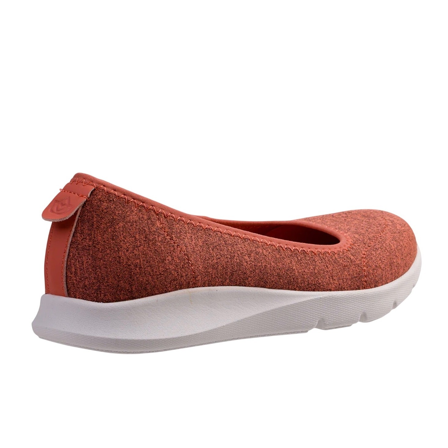 Spenco Womens Daily Stretch Jersey Slip-On Shoes Size 8 Red Terra Cotta NIB