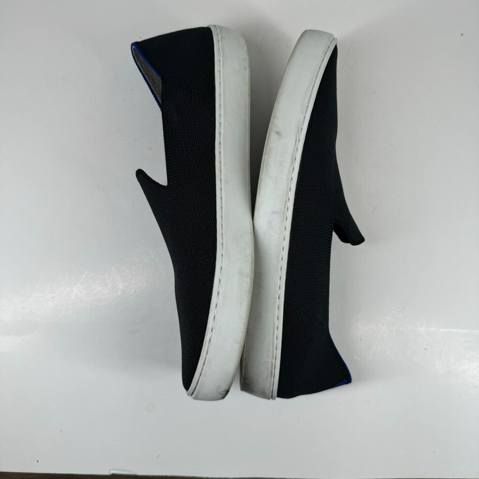 Rothy’s The Original Women’s US 11 Black Knit Comfort Casual Slip-On Sneaker
