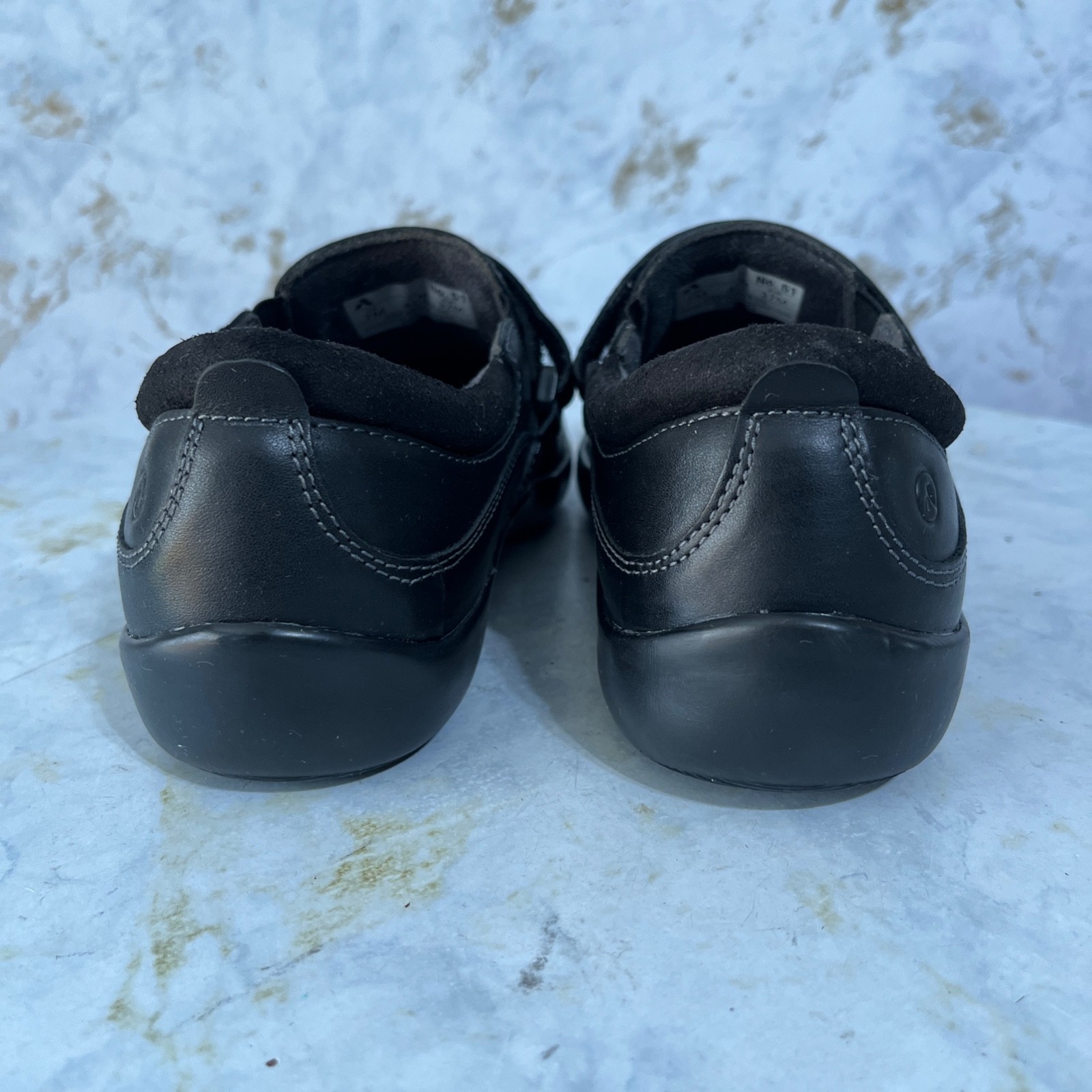 Anodyne No. 51 Women’s Size 7M Shoes Black Leather Comfort Orthopedic Sneakers