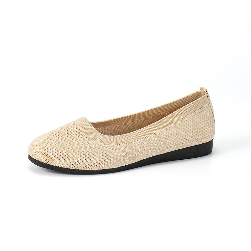 Womens Flats Round Toe Comfortable Ballet Walking Shoes Dressy Slip ons Loafer S