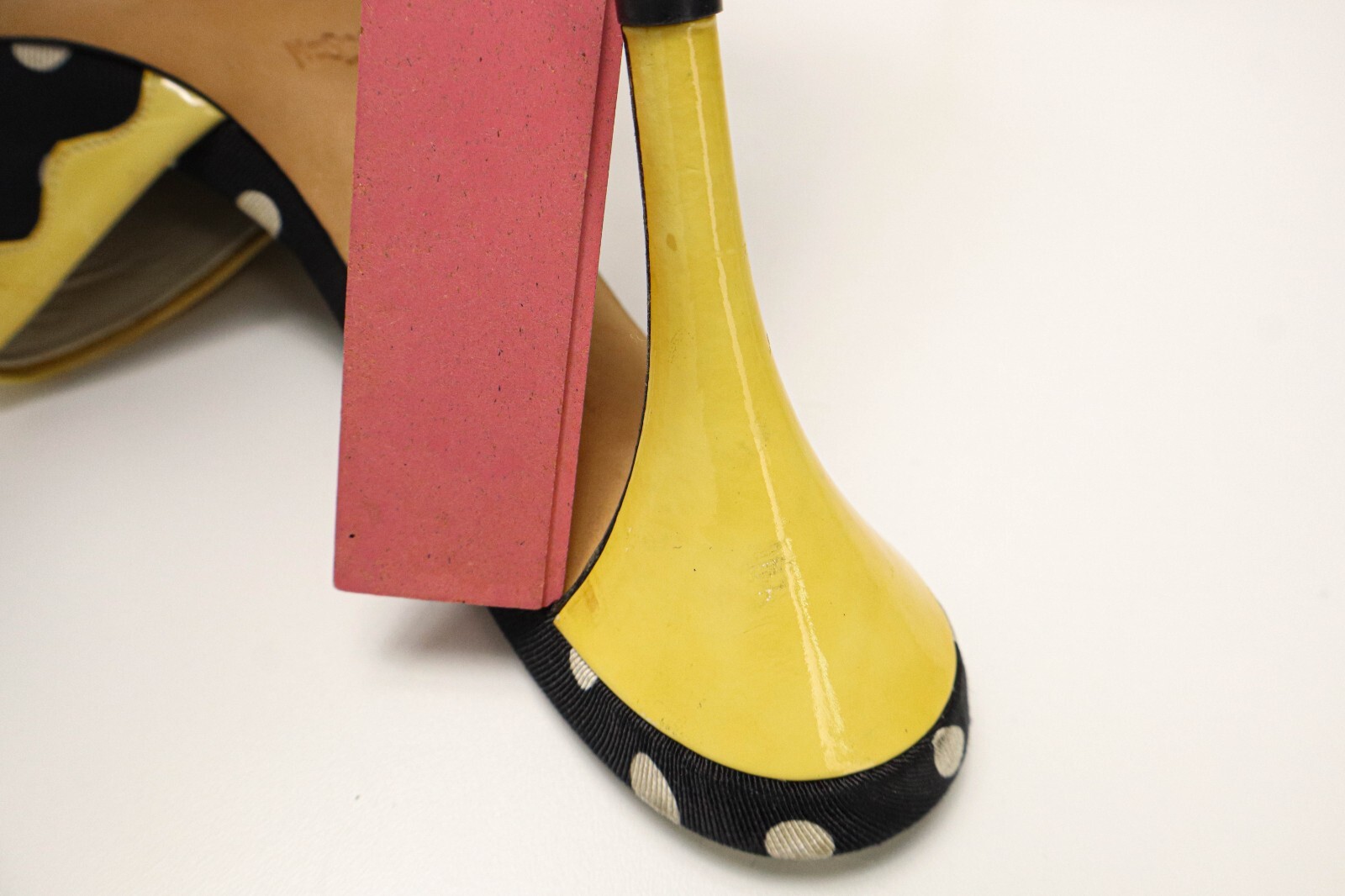 Yves Saint Laurent Shoes Womens (EU) 38.5 High Heels Slip On Slippers Leather
