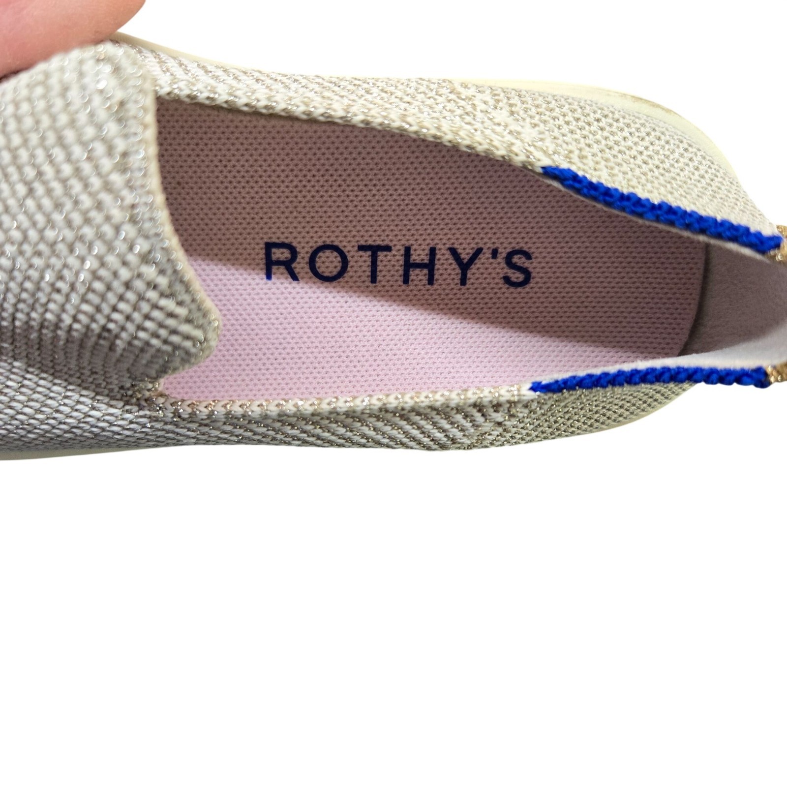 Rothy’s The Sneaker in Diamond Twill Slip-on Flat Sneaker Shoe Size 13