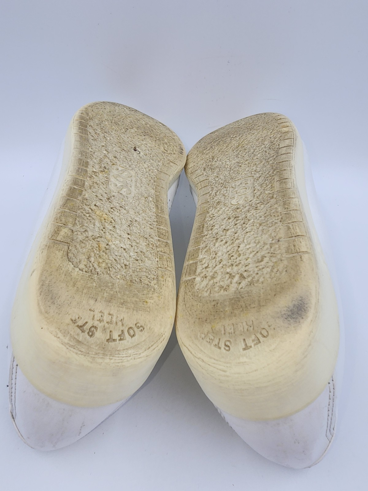 SAS Handsewn Women’s 9M Siesta White Leather Moc Toe Sneakers Walking Nursing