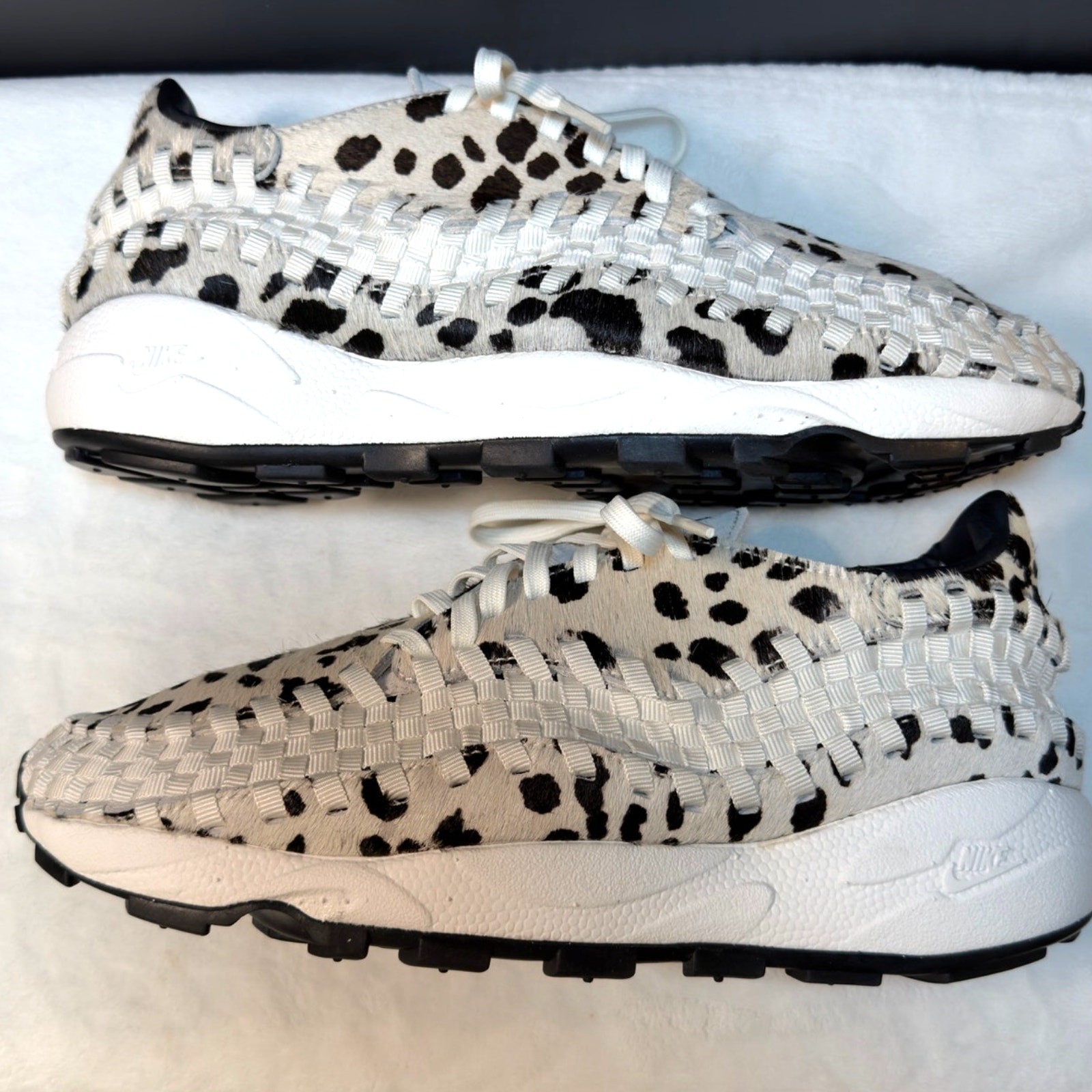 Nike WMNS Air Footscape Woven “White Cow Print” – FB1959-102 | 10.5W