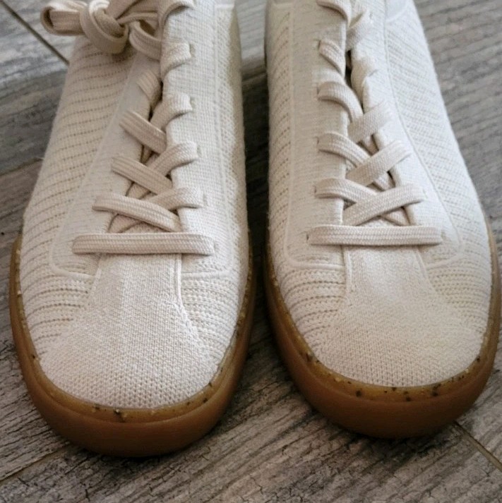 Rothy’s “The Lace Up” Sneaker Shoes Machine Wash Comfort Women’s Size 10 Blonde