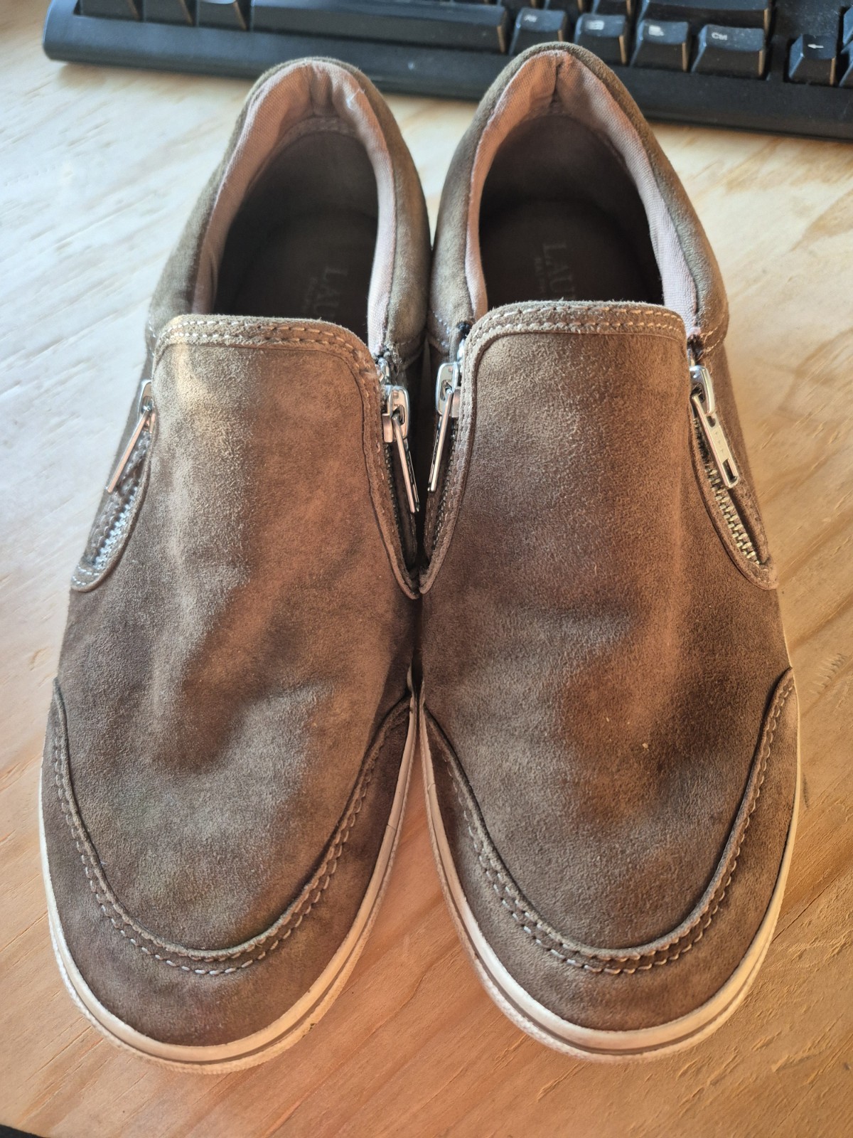 Ralph Lauren 7.5B Womens Jeorgia Deck Shoe. Brown 100% Leather Upper.