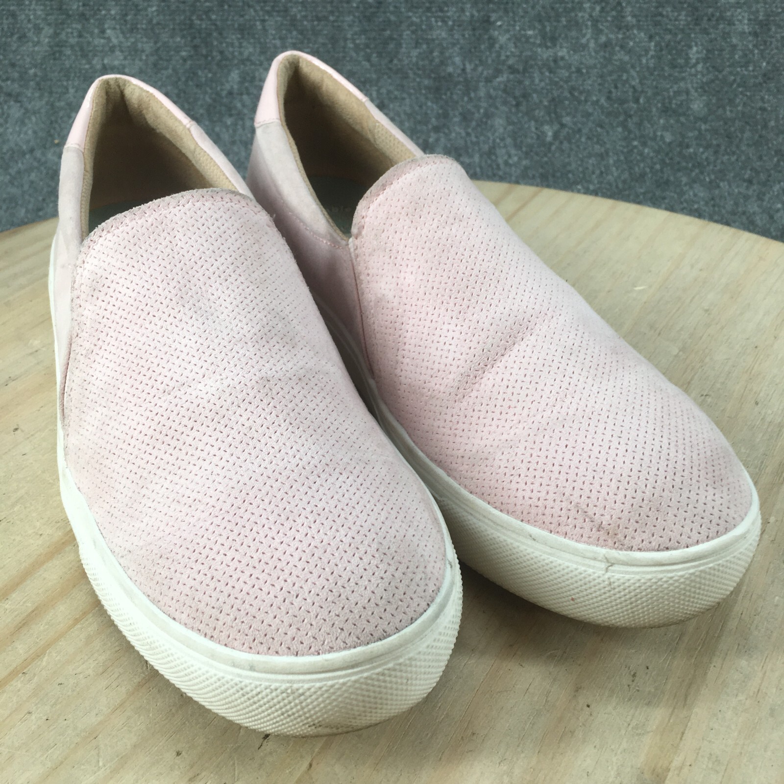 Dr Scholls Shoes Womens 9 M Nova Slip On Casual Sneaker Pink Fabric Round Toe