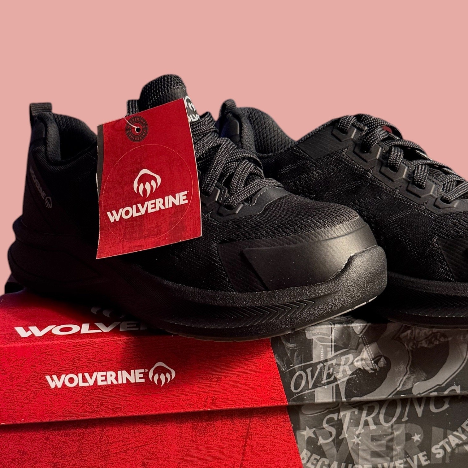 NIB Women’s 9.5 WOLVERINE Bolt DuraShocks Knit CarbonMax Work Shoes