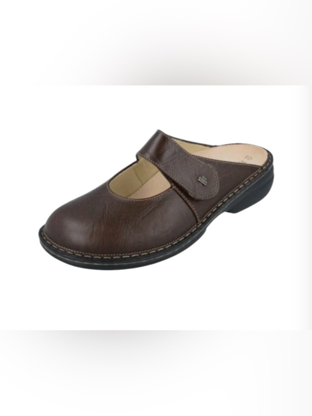 Finn Comfort Germany Stanford Leather Mary Jane Style Mules Clogs Size 40