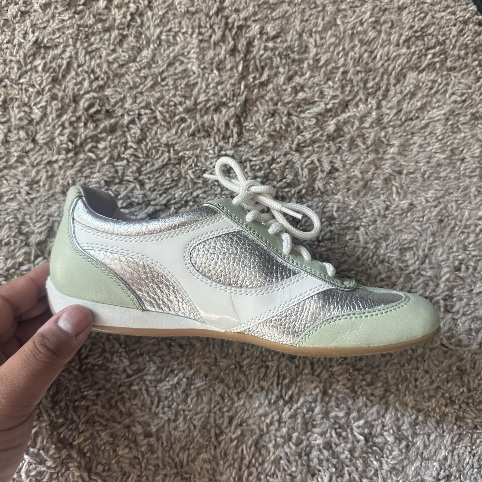 Bally Alceda Women’s Size 6 Casual Leather Shoes Lace Up Low Top Comfort