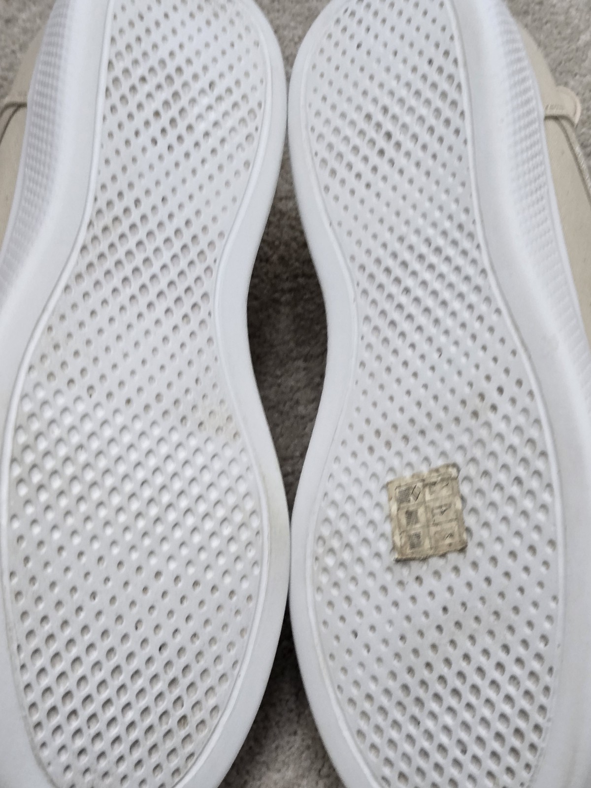 skechers slip ins womens 11 light tan beige BOBS hands free cougar print insoles
