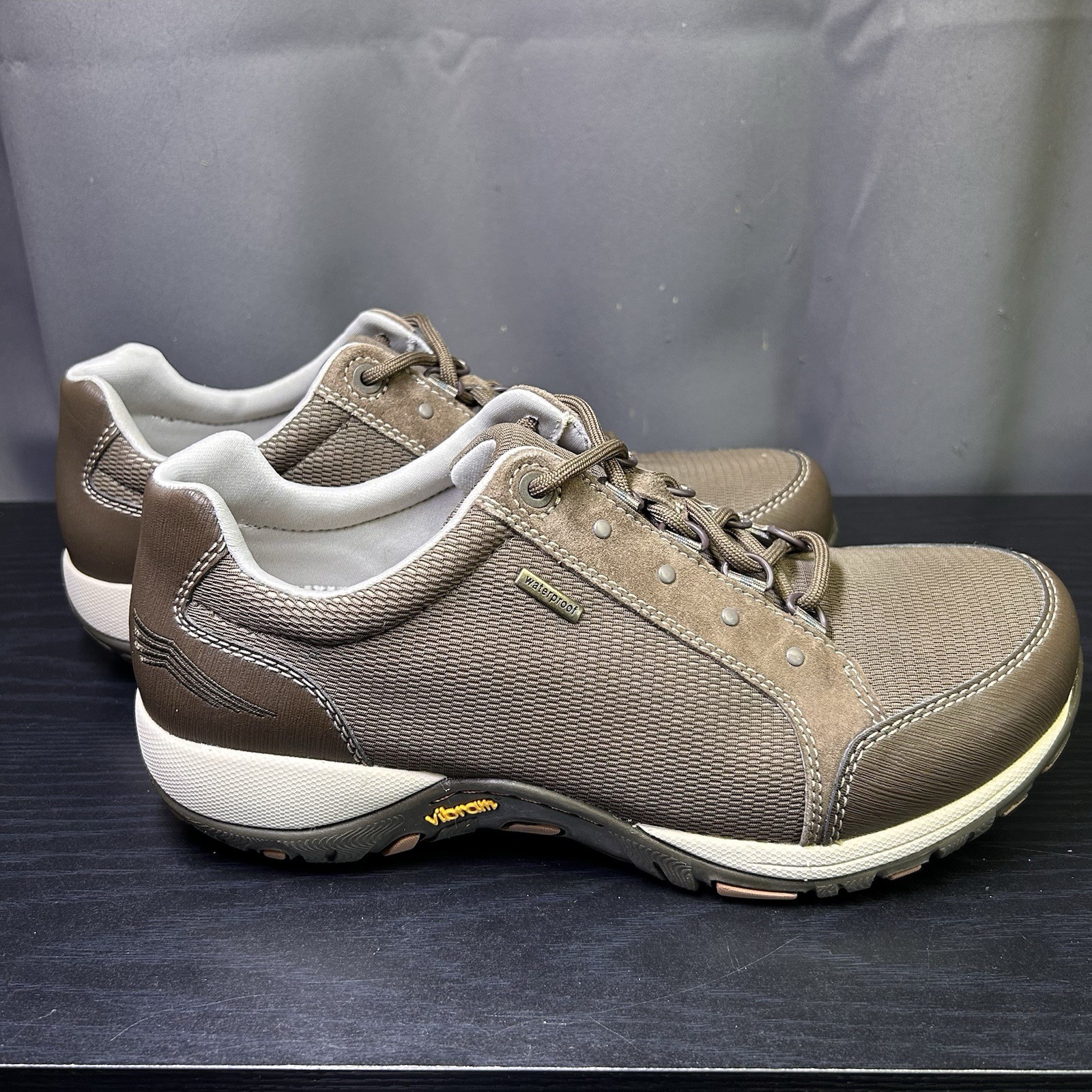 Dansko Peggy Mushroom Waterproof Hiking Walking Vibram Sole Women US 8.5-9/EU 39
