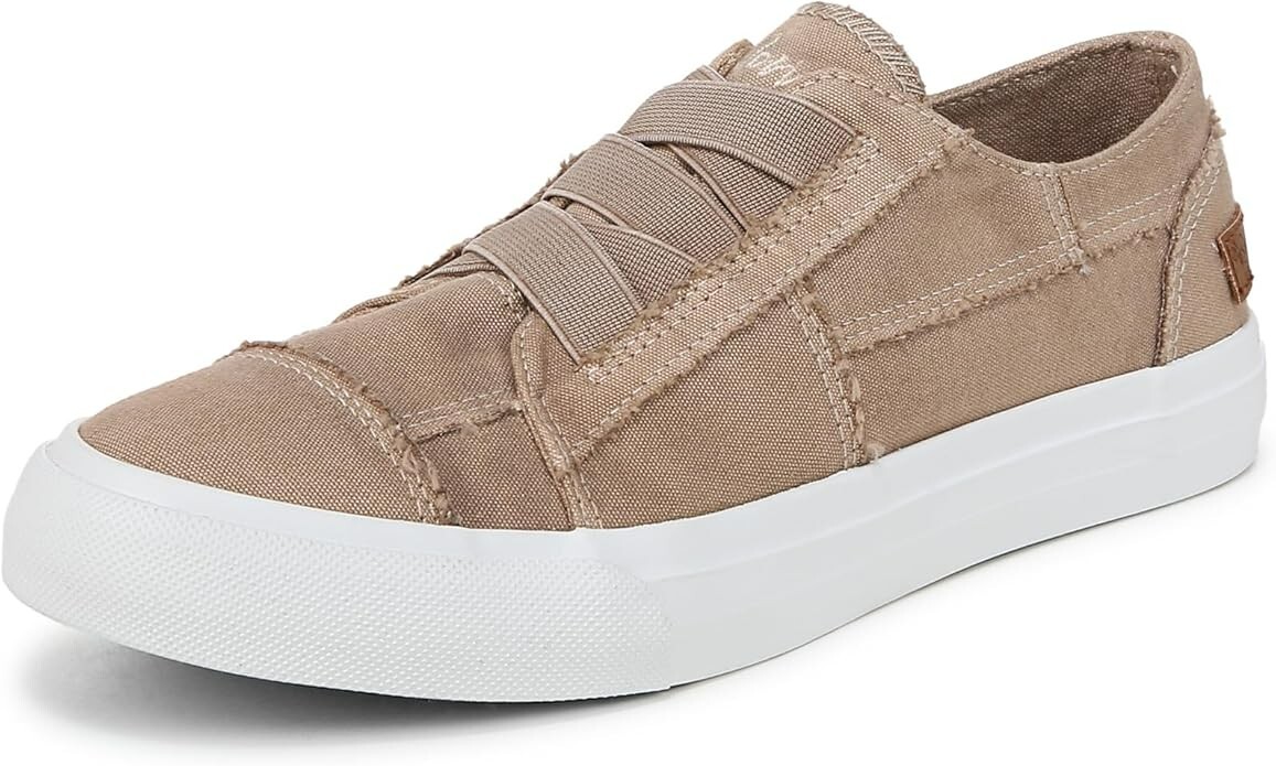 Blowfish Malibu Womens Marley Slip On Sneaker Taupe Size 8 New