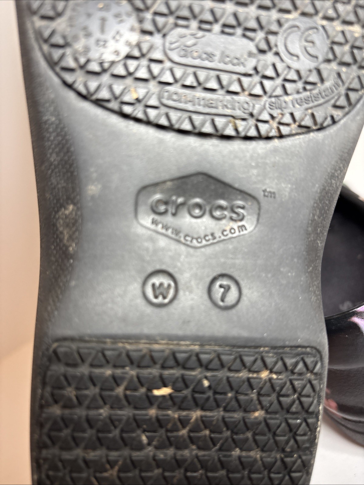 Crocs Neria Pro II Tie Dye Clogs Women’s Size 7 Slip Resistant EUC