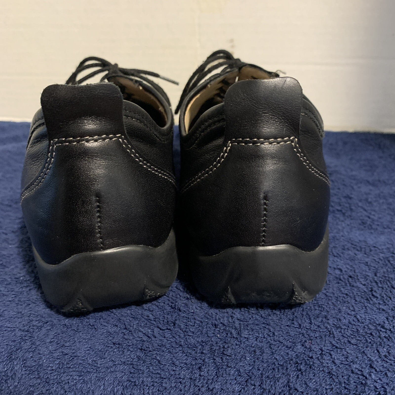 FINN COMFORT Germany Women’s Size 6.5 US 4 1/2 UK Black Leather Manaus Shoes