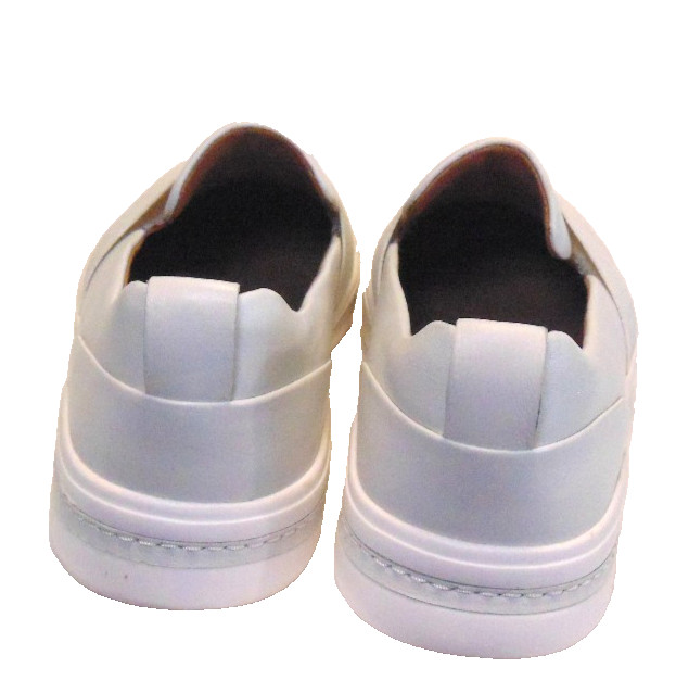 CLARKS UNSTRUCTURED CONTOUR COMFORT WOMENS WHITE LEATHER SLIP ON SHOES NURSES~6