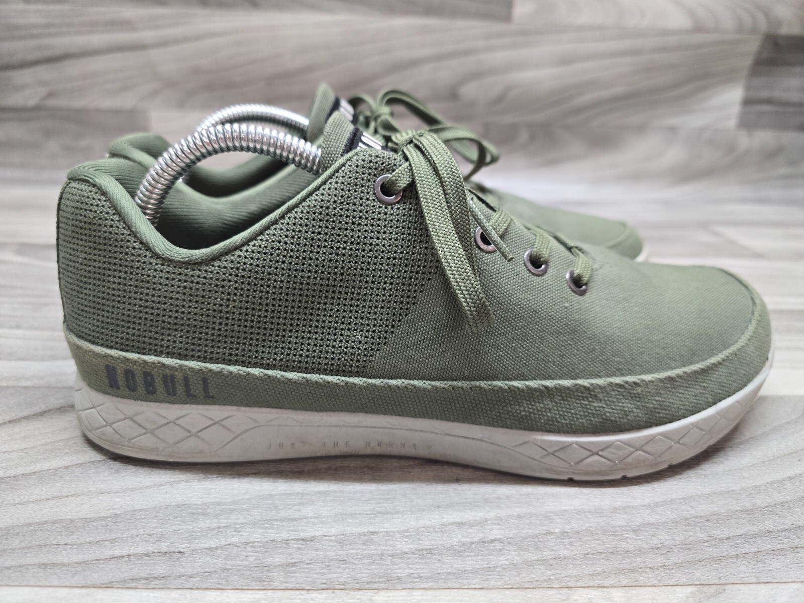 NoBull Canvas Trainer Unisex Women’s Size 11 Men’s Size 9.5 Olive Green