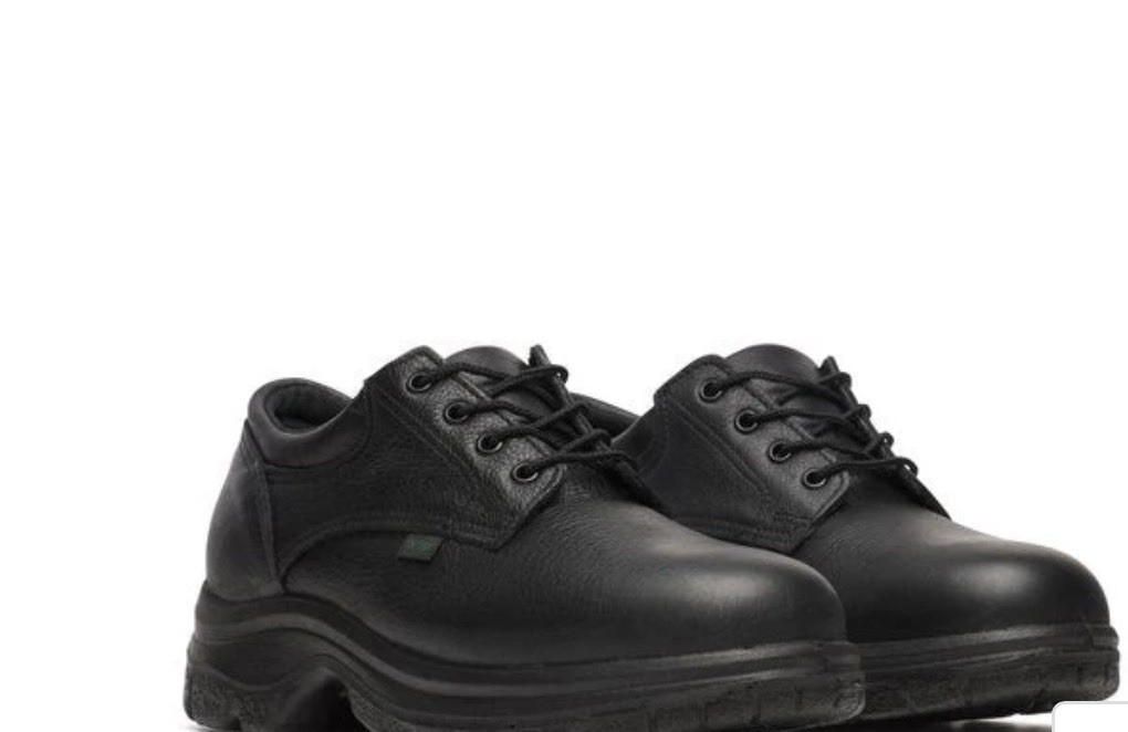 Thorogood Shoes Wm’s 9.5 W Black Soft Streets Series Plain Toe Oxford 534-6905