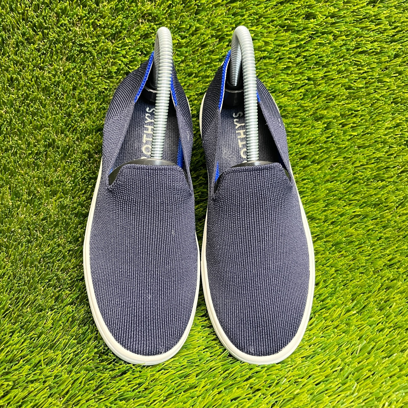 Rothy’s The Original Womens Size 6.5 Blue Casual Walking Slip On Shoes Sneakers