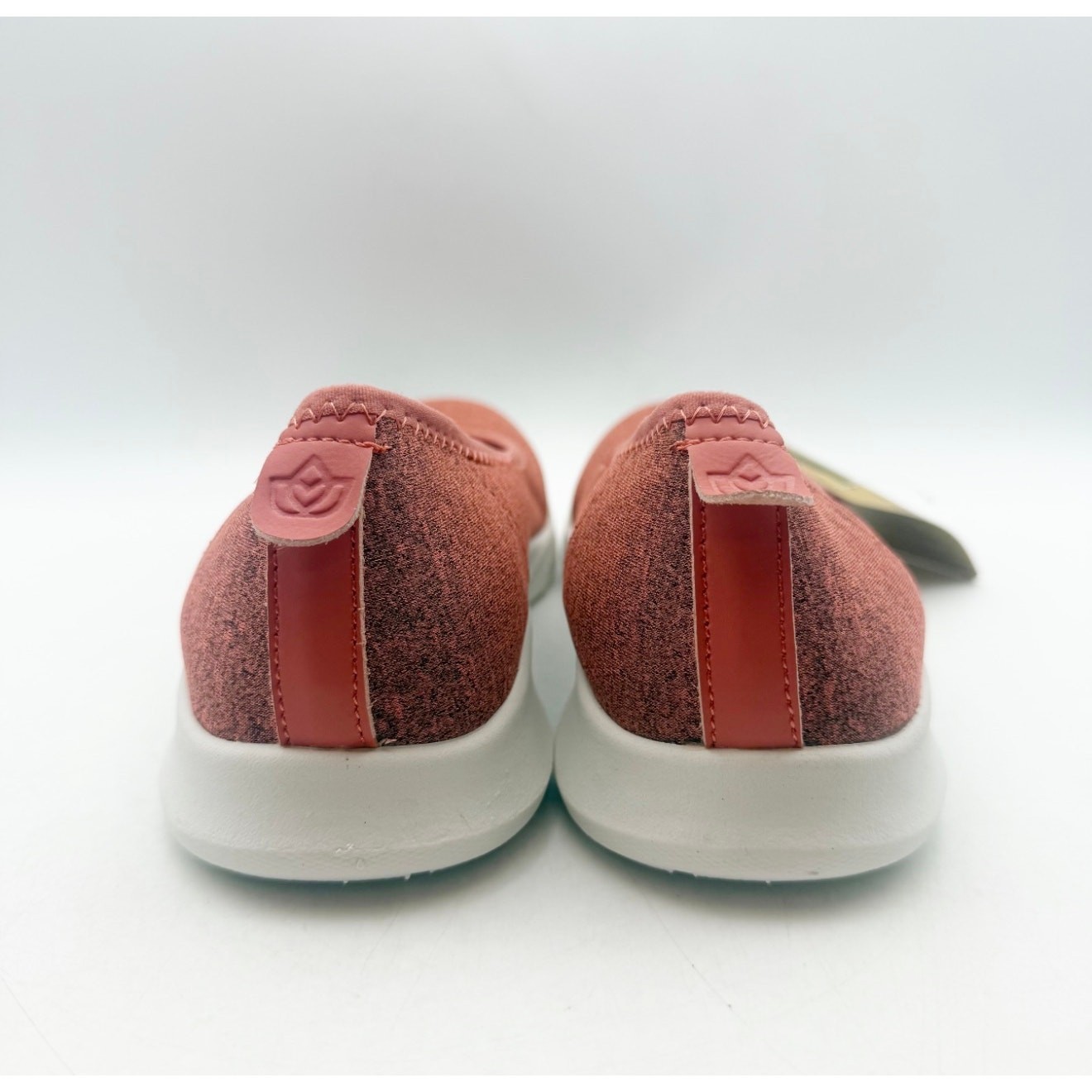 Spenco Womens Daily Stretch Jersey Slip-On Shoes Size 8 Red Terra Cotta NIB
