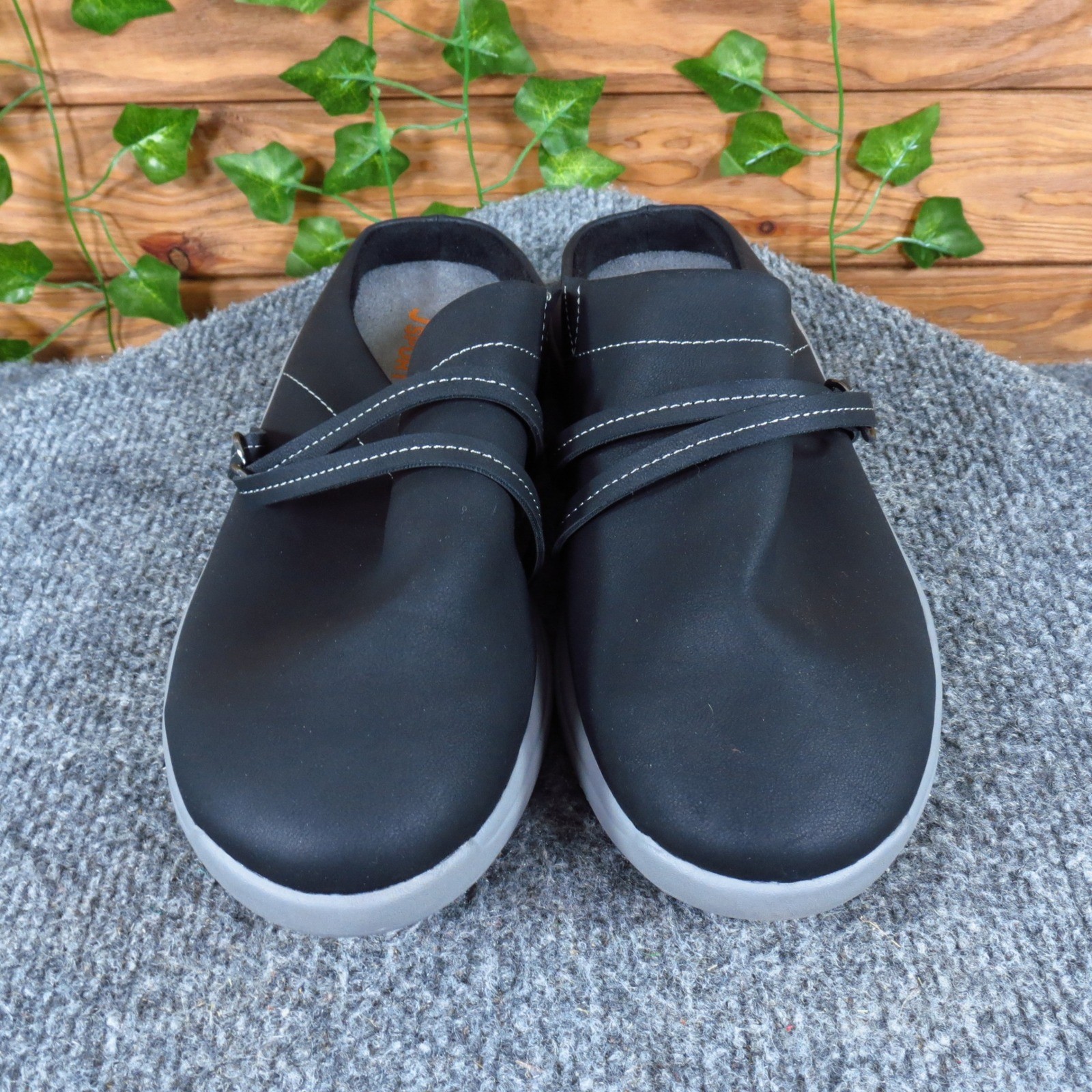 JSport by Jambu Gina Women Shoe Mule Size 7 Walking Casual Black Synthetic