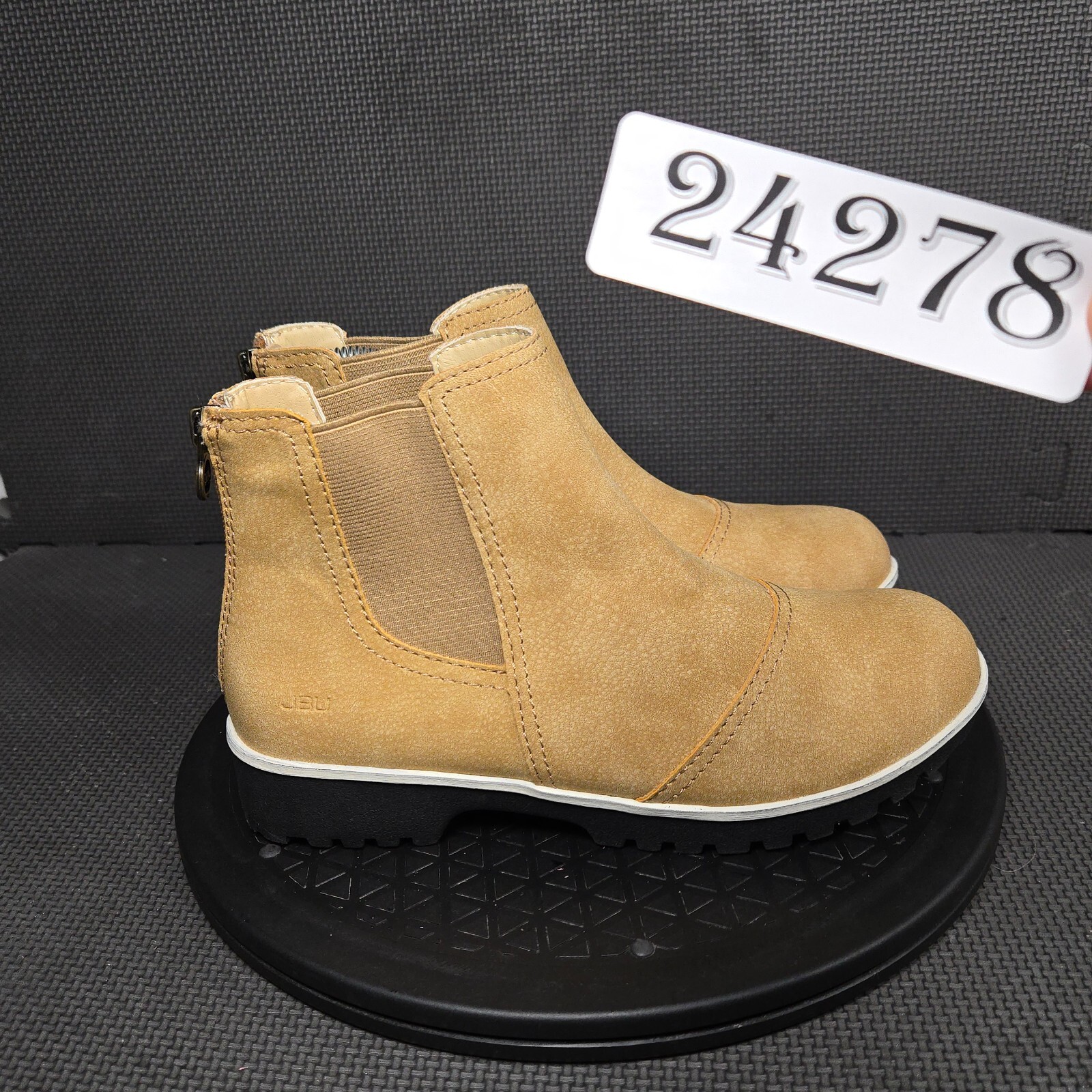 JBU By Jambu Peacock Boots Womens Sz 7M Brown Water Resistant Slip On Booties
