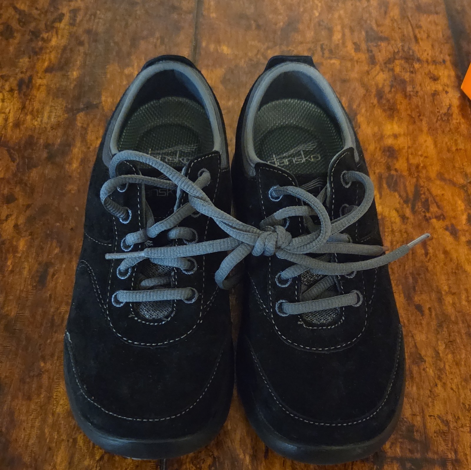 Womens Size 36 (US size 6) Black Dansko Lace Up Shoes