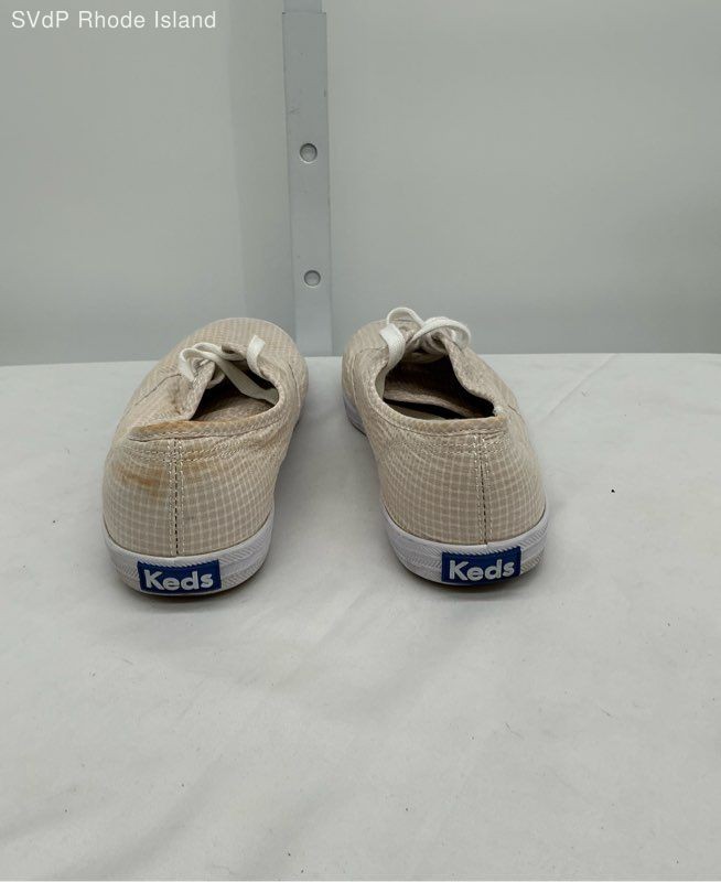 Keds Beige champion seersuckers Casual Shoe Women 8