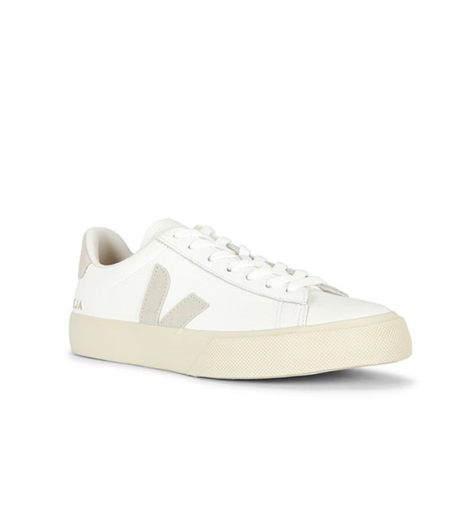New Veja Womens Veja Campo Sneakers White Natural Leather Size 8 EU 39
