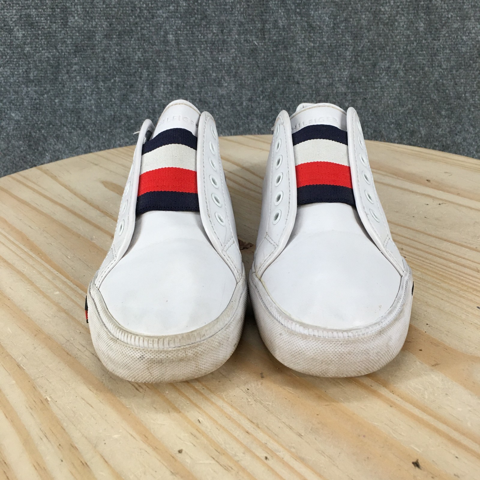 Tommy Hilfiger Shoes Womens 6.5 M Anni Laceless Slip On Sneakers White Casual