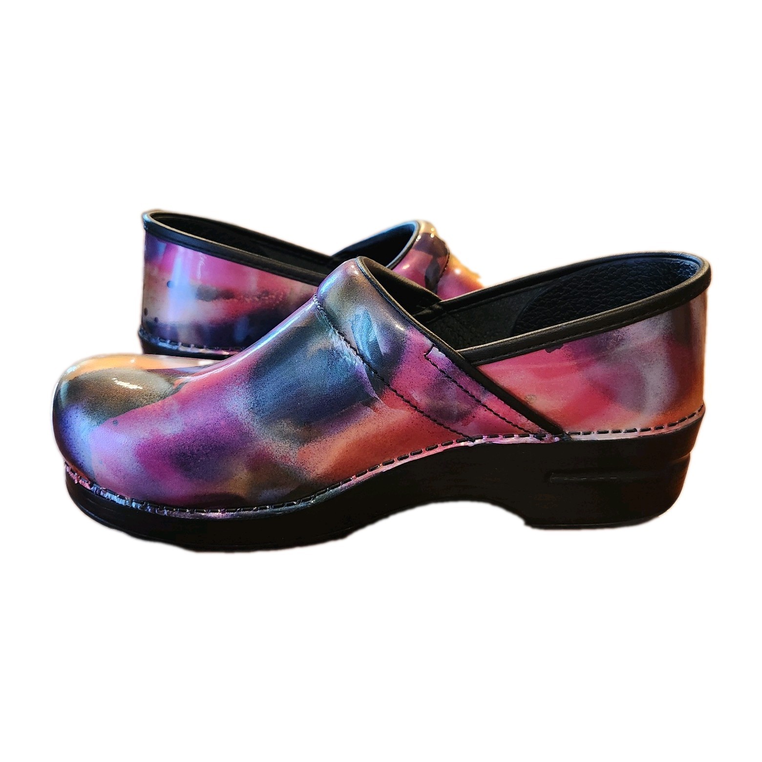 Dansko Professional Women Clog Size 40 Nursing Work Multi-Color