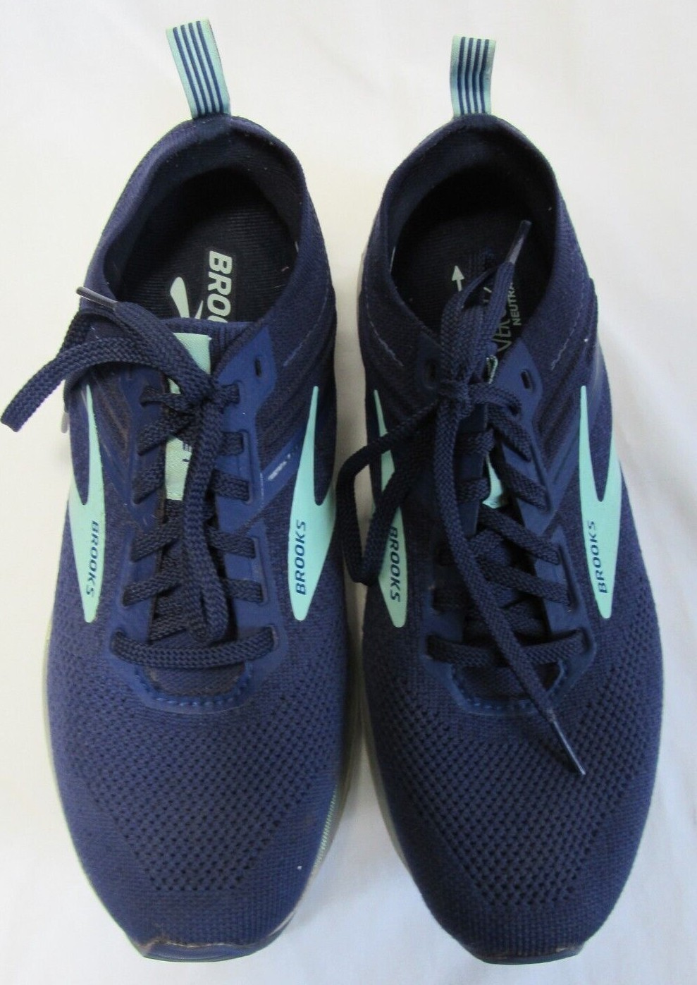Brooks Ricochet 3 Blue DNA AMP Womens Running Sneaker Shoes Size 9B EUC