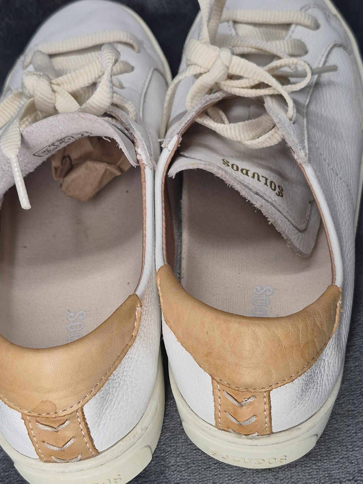 Soludos the original Ibiza classic leather sneaker womens shoes size 8