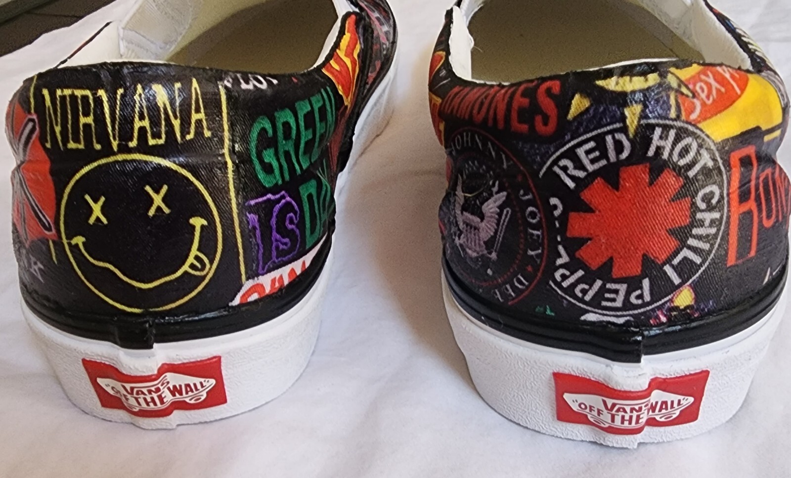 VANS Shoes 80’s 90’s bands classics Hand Detailed Women’s ANY size available